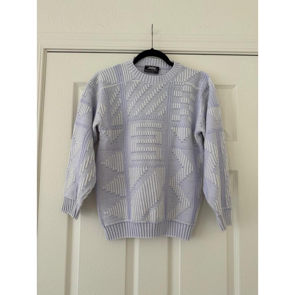 Vintage Jolie Geometric Sweater small medium